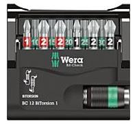 Wera "Bit-Check 12 BiTorsion 1, Set d''embouts de vissage"
