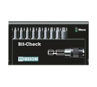 Assortiment d'embouts - WERA - 8167-9 - 10 pièces - Torx - Longueur 25 mm