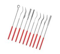 Assortiment Limes Diamantées Professionnelles pour Sculpture sur Bois - 5 Formes Carrée Ronde Plate Fusil et Incurvée - Outils de Sculpture Précis pour Artisans Créateurs et Hobbyistes