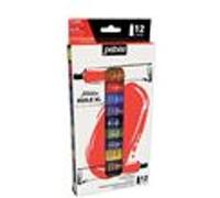 Pébéo – Peinture à l'huile Studio Huile XL – 12 tubes x 12 ml – Multicolore