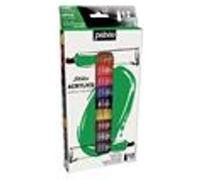 Pébéo Set de peinture acrylique Studio Acrylics haute qualité 12 x 12 ml 668700
