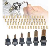 Assortiment professionnel d ' écrous à rivets en acier carbone, | -10mm, 66 Pièces