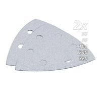 Makita Triangles abrasifs B-21674 – Assortiment pour peinture, 10 pcs