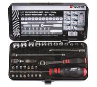 Assortiment Würth Zebra 1/4" 33 pces