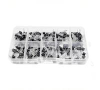 Assortment de Transistor Kit 10 Valeurs 200 Pièces NPN PNP Transistors Universels 2N2222 2N2907 2N3904 2N3906 A1015 BC327 BC337 C1815 S8050 S8550