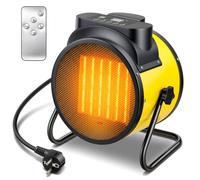 Asstikoo Radiateur Soufflant Ceramique avec Thermostat 2000-3000W | Protection contre la surchauffe, radiateur soufflant, pour l'intérieur, la terrasse, la serre, le garage
