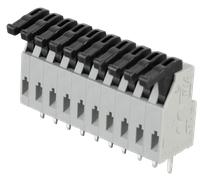 AST 024-10 - Borne à ressort à 10 broches, espacement 3,81 mm