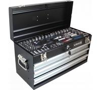 ASTA | Mallette à outils équipée, 145 pièces, coffret à outils, mallette à outils à 3 tiroirs