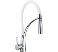 Aster mélangeur de lavabo chrome / blanc - 73450-02 (73450-02)