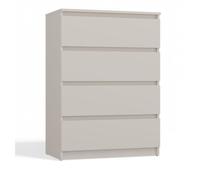 CDF Commode 4 Tiroirs Commode Chambre Cachemire Meuble Armoire de Rangement Spacieux pour Salon Bureau Spacieuse et Design Moderne Facile à Installer 40x70x97 cm Meuble à Vêtements