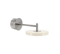 Asteria Applique Murale Court Hardwired Pearl White