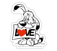 Astérix & Obélix d'Idéfix Amour Cadeau Saint-Valentin Autocollant Sticker