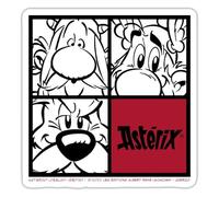 Astérix & Obélix & Idéfix Portrait Avec Chien Autocollant Sticker