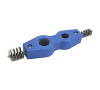 Astibym Outil de Cure-pipe 4 en 1, Acier ABS, Quatre Tailles de Brosses | Brosse de Nettoyage des Bornes de Batterie, Construction en Acier Abs, Longue Poignée, Nettoyage du Filetage des Tuyaux,