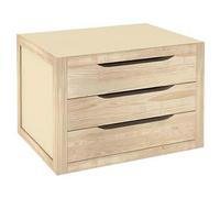 Astigarraga Bloc 3 tiroirs bois - Naturel