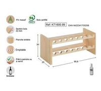 ASTIGARRAGA KIT LINE KATEA16 Kit Line Casier à Bouteille en Pin Massif / Bois Beige 64 x 27 x 4,5 cm