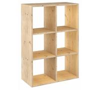 Astigarraga Étagère rangement 6 casiers, 105 x 70.8 x 33 cm