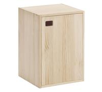 Astigarraga Kit Line Armoire de Rangement Dinamic 1 Porte et 2 étagères, Bois pin - 53,5 x 37,3 x 33 cm