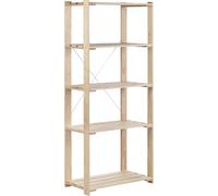 ASTIGARRAGA KIT LINE Etagère en pin Massif Nova 76.5 x 38.5 x 174.5 cm