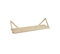 ASTIGARRAGA KIT LINE Étagère Murale et 2 Supports Triangle, 21 x 92 x 26 cm, Bois Massif pin