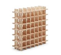 Astigarraga Kit Line Porte-Bouteilles modulaire Rioja pour 36 Bouteilles, Bois Massif pin - 75 x 75 x 22 cm