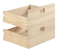 Astigarraga Kit tiroirs pour étagère - Bois clair