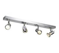 Plafonniers intérieurs ASTO applique et plafonnier quad alu brossé 4x GU10 max. 75W - SLV 147444