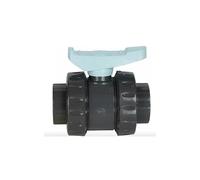 ASTORE Vanne PVC à Boisseau sphérique PN-16 Vanne Anti-Block Ø 50 mm