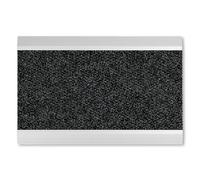Astra Paillasson en Aluminium résistant aux intempéries - Bord Aluminium 40x60cm Gris Picots - Tapis Anti-salissures antidérapant très Robuste - paillasson extérieur - paillasson extérieur