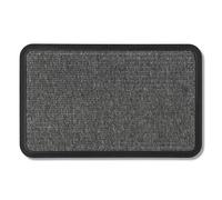 Astra Paillasson extérieur et intérieur - 40 x 60 cm Lignes Grises - Paillasson antidérapant - Tapis Anti-salissures résistant - Paillasson extérieur pour marches