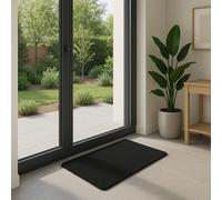 Astra Paillasson intérieur et extérieur Fabriqué en Allemagne - Tapis résistant à l'usure - Paillasson extérieur résistant aux intempéries - 50 x 80 cm Noir
