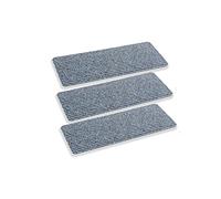 Astra Rib Line Lot de 3 paillassons, anti-salissures, antidérapants, 25 x 60 cm, imperméables, résistants et antistatiques
