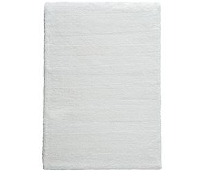 Astra Tapis de Haute qualité Salon, Chambre - Tapis à Poils Longs Doux - Moelleux & coloré - Design uni - Tapis Blanc 80 x 150 cm