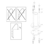 Astral Support pour échelle de piscine en inox