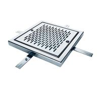 Astralpool Grille D´évacuation 00284 Aisi304 En Acier Inoxydable 200x200mm