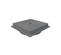 Astralpool Pièce à sceller Piscine - Couvercle de Skimmer Rond Socle carré - Gris de