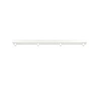 AstrizLamp 4 Trous Rosace de Plafond 60cm Rectangulaire Pavillon Luminaire Blanc Métal 4 Voies Cache Fil pour Lustre Fixation Plafonnier avec Accessoire pour Plafonniers, Luminaires Suspendus