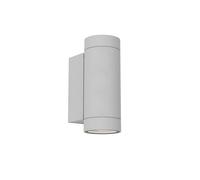 Astro Dartmouth Twin GU10 Fassadenleuchte, gris texturé