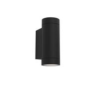 Astro Dartmouth Twin GU10 Fassadenleuchte, noir texturé