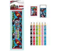 Astro Europa Set papeleria Tube Tirelire Avengers Avengers Marvel 6PZ