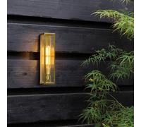 Astro Harvard - Applique murale LED d'extérieur en laiton naturel IP44, E27