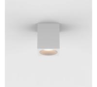 Astro Kos - Downlight à LED carré monté en surface pour l'extérieur Blanc structuré IP65