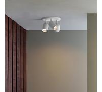 Plafonnier Rond Triple Astro Koto Blanc Mat