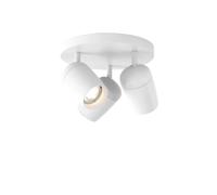 Plafonnier Rond Triple Astro Koto Blanc Mat