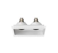 Astro Trimless Square Twin Adjustable Einbauleuchte, blanc mat