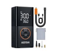AstroAI Gonfleur Pneus Voiture Sans Fil, Compresseur à Air Portatif, Compacte & Faciles Ranger, Écran Truegauge Précis, 150PSI Plus Rapide Arrêt Automatique, Polyvalents pour Vélos, Motos, Boules Noir