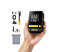AstroAI Gonfleur Pneus Voiture sans Fil, Compresseur à Air Portatif, Mini Pompe Électrique 150PSI(10.3Bar) Gonflage 2X Plus Rapide, Compacte & Faciles Ranger Arrêt Automatique pour Voiture, Vélo, Moto