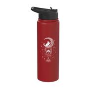 Astrologie, chat, simulation de lune, attrape-rêves, ésotérique Stainless Steel Insulated Water Bottle