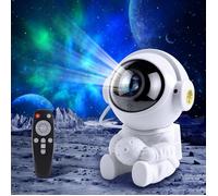 Astronaute Projecteur Galaxy, Projecteur Ciel Etoile, Projecteur Galaxie avec Nébuleuse et Étoile,Minuterie,Télécommande,Rotation
