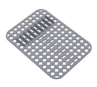 Asuinxurr Tapis de protection pour évier de cuisine, 1 paquet, grille d'évier en silicone pour le fond de l'évier de cuisine, tapis d'évier pour évier en acier inoxydable